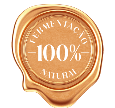 Fermentação 100% Natural