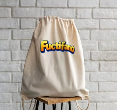 Fuctifano Drawstring Bag with Logo