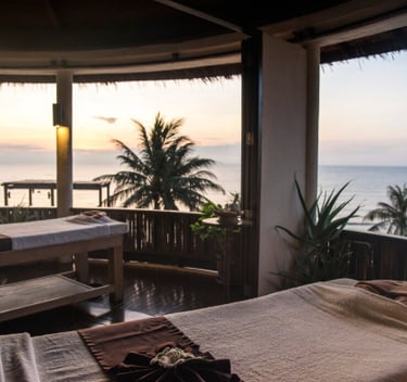 Implantação estratégica de unidades habitacionais de luxo em terreno declivoso na Chapada dos Guimar