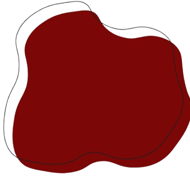 mancha vermelha para decoração