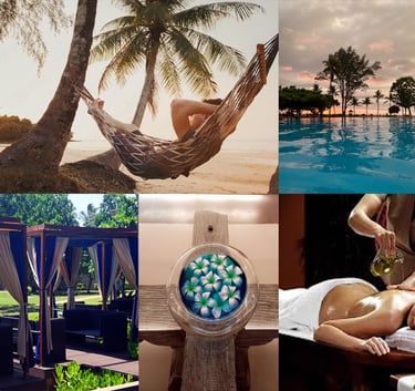Relaxing in Sri Lanka
