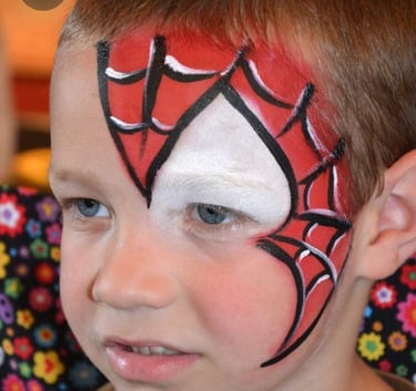 FACE PAINT SPIDERMAN BOY