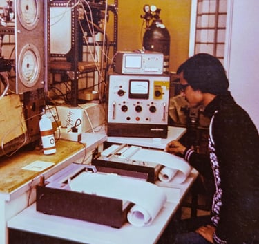 Prof. Dr. T.K. Pal at his Laboratory in Darmstadt Germany