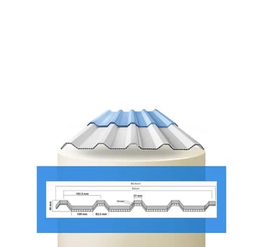 gambar atap upvc double layer beserta spesifikasi produk dari grametindo