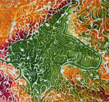 NABK, Jaarboek Kunstenaars, Nederland, Kunstweek. Batik Painting