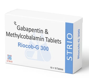 RIOCOB-G, GABAPENTIN + METHYLCOBALAMIN TABLETS BY STRIO HEALTHCARE