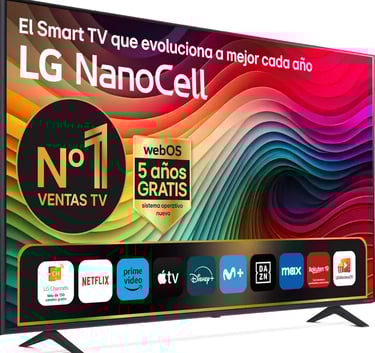 LG 55NANO81T6A 55", 4K NANOCELL, Smart TV, HDR10, WebOS24, Serie 81