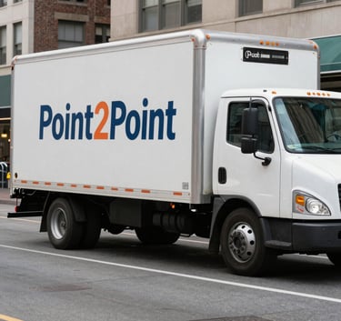A professional-grade towing and recovery truck parked on a North American / US asphalt road, bright daytime lighting, crisp parchment-toned vehicle body with deep ripe crimson lettering, clean and modern composition.