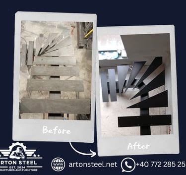 szinterezés, vopsire bulbere, arton steel