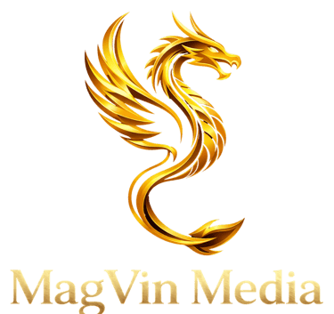 MagVin Media logo – AI-powered social media content for influencers