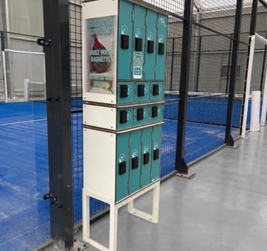 Station de location raquettes de Padel et vente de balles