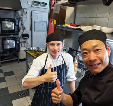 Vincent, a chef at Darlington Estate in Perth.