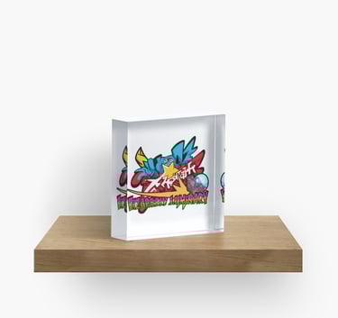BIZARRELY LUMINARY Merch Acrylic Blocks