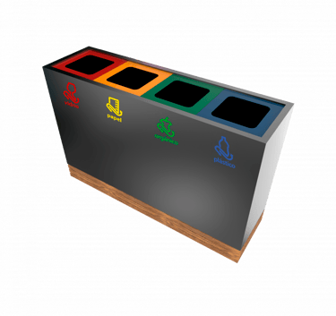 BOTE DE MADERA PALERMO CUADRUPLE