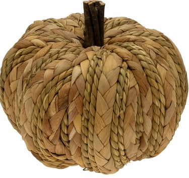 woven decorative pumpkin brown tones