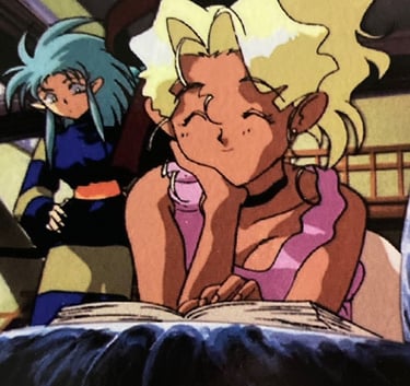 Tenchi Muyo! Over Mihoshi's Shoulder