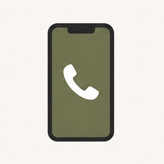 An icon representing a cell phone