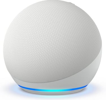 El Echo Dot 5 es el asistente inteligente más vendido de Amazon 2025, con sonido mejorado.