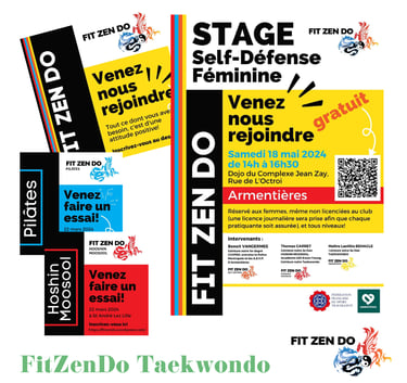 Social media campaign for FitZenDo taekwondo and self defence club