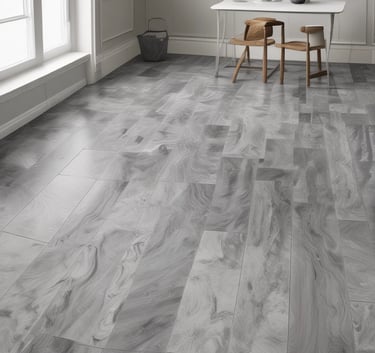 باركيه الماني لون بني مقاوم للماء لون رمادي