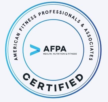 American Fitness Professionals & Associates certified
