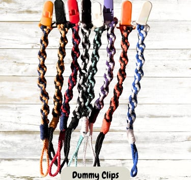 dummy clips hand made macrame