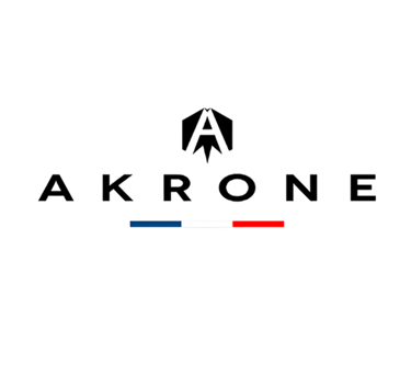 a logo for akrone