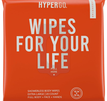 package of sanitizing wipes