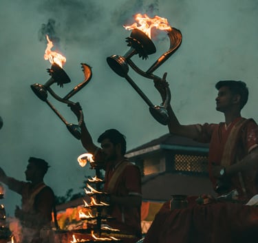 Morning boat ride for ganga aarti