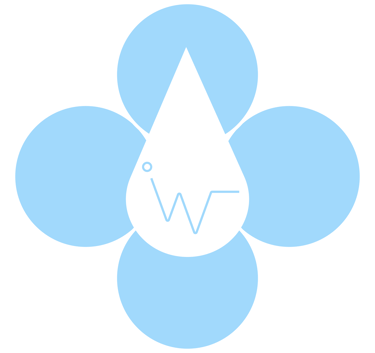 logo woman making an iv drip