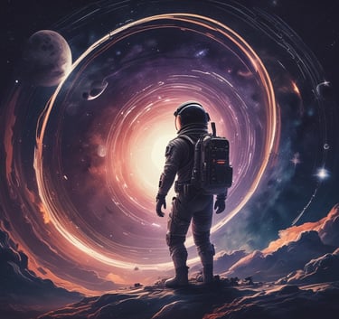 astronaut with white background