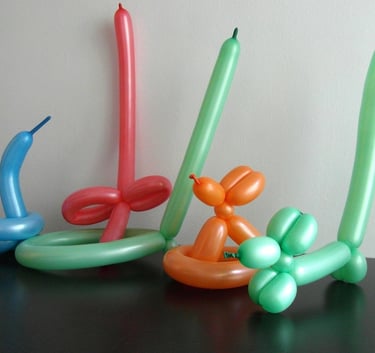 #GREENVILLE Balloon figures for children's parties in Greenville