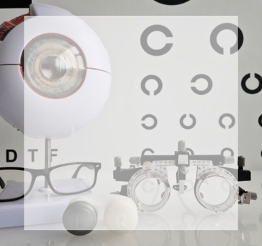 Children's Eye testing -Eye chart, Eye model, eye glasses and testing equipment