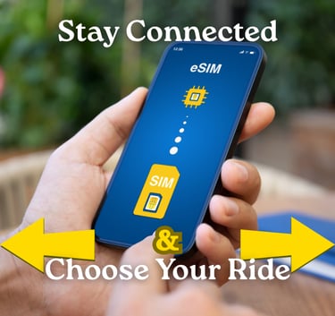 Stay connected with e-SIM.