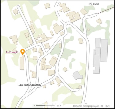 Localisation du fournil de Perlimpinpains, boulangerie mobile de St André d'Embrun