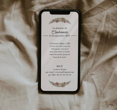 Faire part numérique 