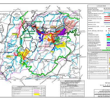 KBLP index Map published by National Water Development Agency