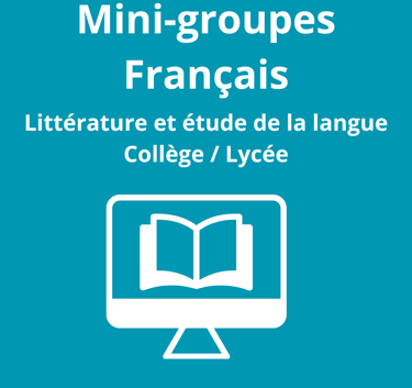 français cours collectifs groupe en visio en ligne sur internet collège lycée brevet 6° 5° 4° 3° 1°