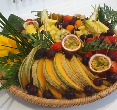 Corbeille de fruits frais