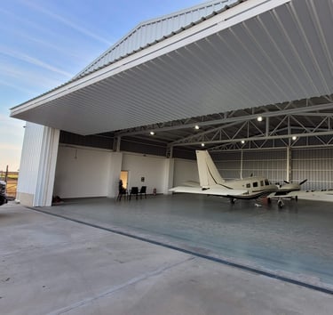 Hangar Levadizo Articulado Chapa Color