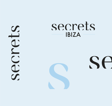 secrets cosmetics Ibiza branding