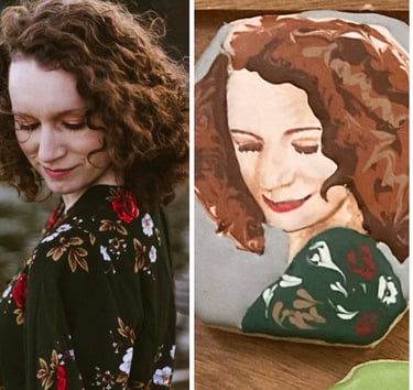 portrait cookies