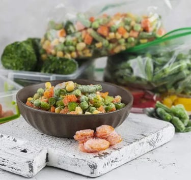 Congélation des légumes