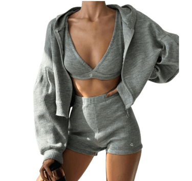 yellow app dhgate finds alo yoga ribbed tri set