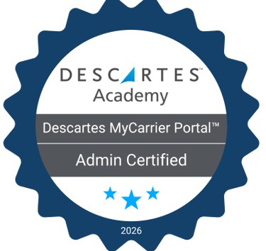 a badge for the descartes academy
