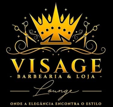 Logotipo Visage Lounge Barbershop: Exemplo de agendamento automático e redução de faltas 