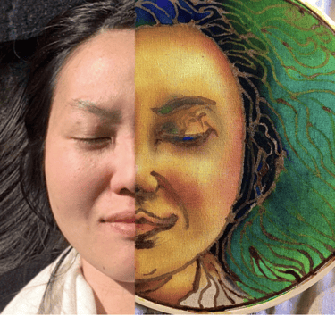 Batik Guild, Self Portrait, Batik Artist, Shuen-Li Spirit