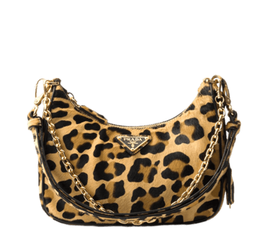 PRADA RE-EDITION PRINTED LEATHER MINI-BAG