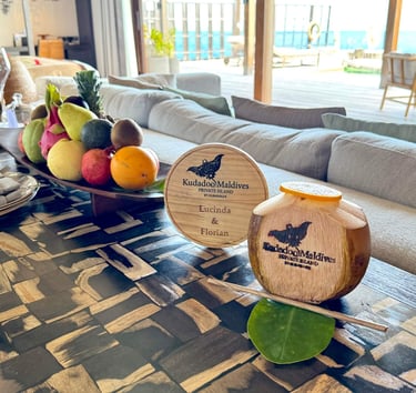 kudadoo maldives villa welcome snacks