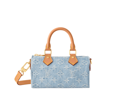 Louis Vuitton Denim Nano Speedy Bag